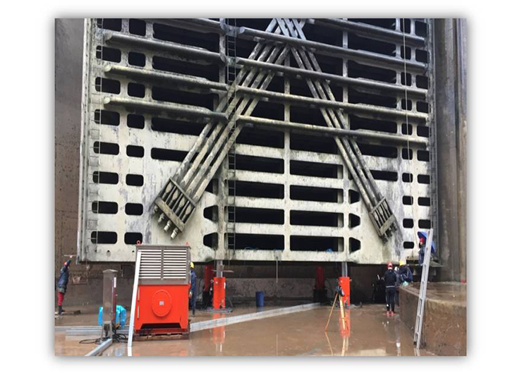 三峽南北二線提升器，提升高度175m ～185m